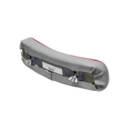 Uni Pro Allis Chalmers/Massey Ferguson/Oliver 30 Backrest Cushion | Gray Vinyl with Red Trim Cording