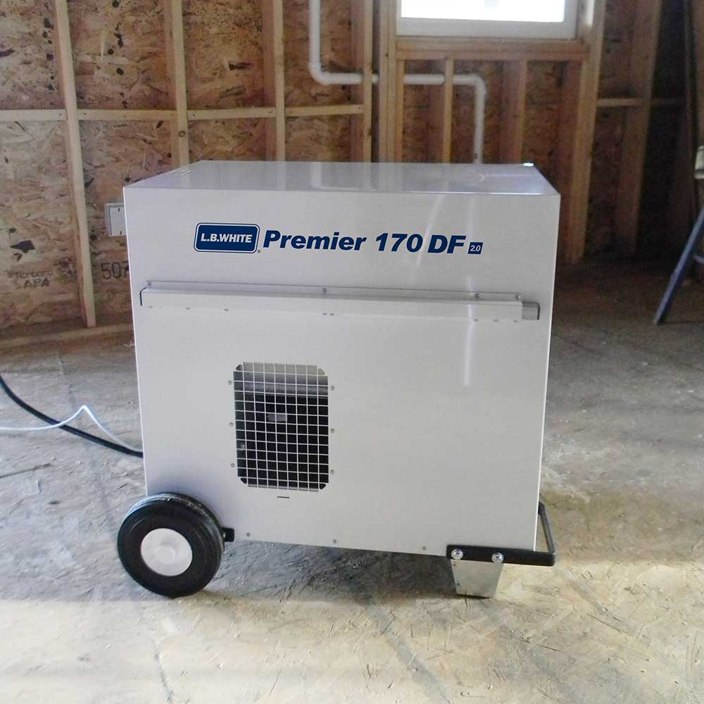 Premier 170 DF 2.0 | 170,000 BTU/Hr | LP/NG | w/Thermostat, Hose, & Reg.
