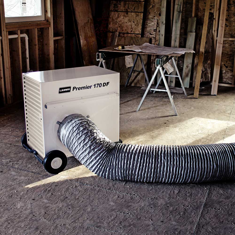 Premier 170 DF 2.0 | 170,000 BTU/Hr | LP/NG | w/Thermostat, Hose, & Reg.