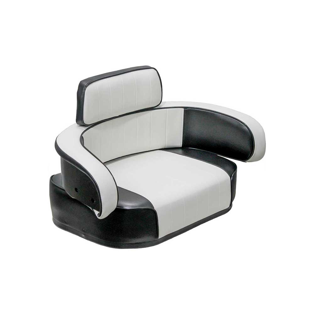 Uni Pro International Harvester 806 3-Piece Seat Cushion Kit | Original | Pleated Black & White Vin