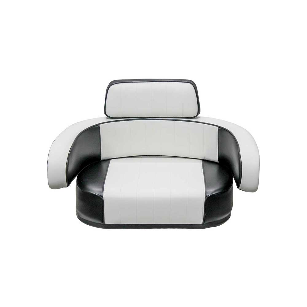 Uni Pro International Harvester 806 3-Piece Seat Cushion Kit | Original | Pleated Black & White Vin
