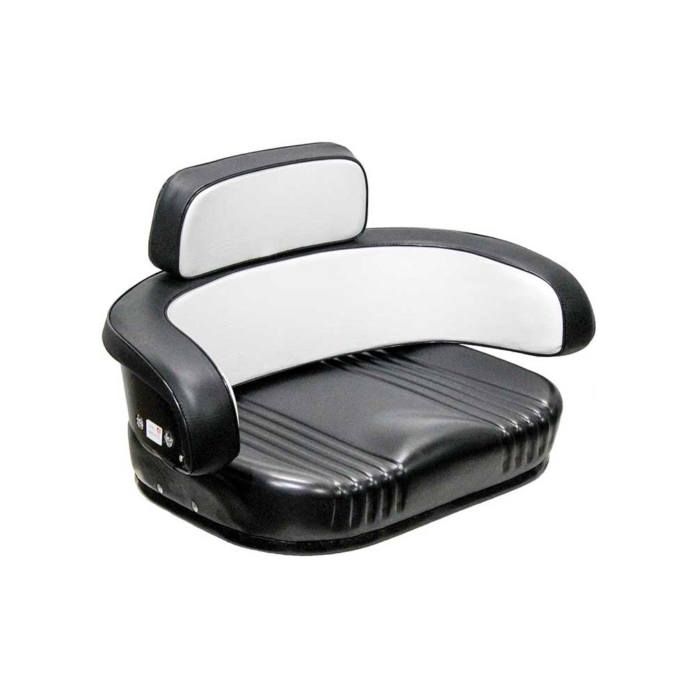 Uni Pro International Harvester 806 3-Piece Seat Cushion Kit | Economy | Black & White Vinyl