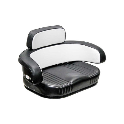 Uni Pro International Harvester 806 3-Piece Seat Cushion Kit | Economy | Black & White Vinyl