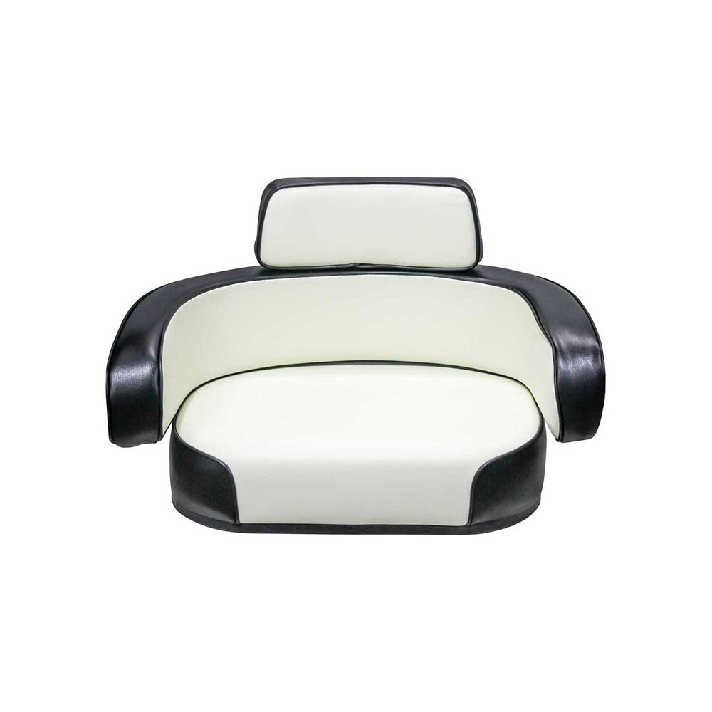 Uni Pro International Harvester 806 3-Piece Seat Cushion Kit | Black & White Vinyl