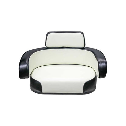 Uni Pro International Harvester 806 3-Piece Seat Cushion Kit | Black & White Vinyl