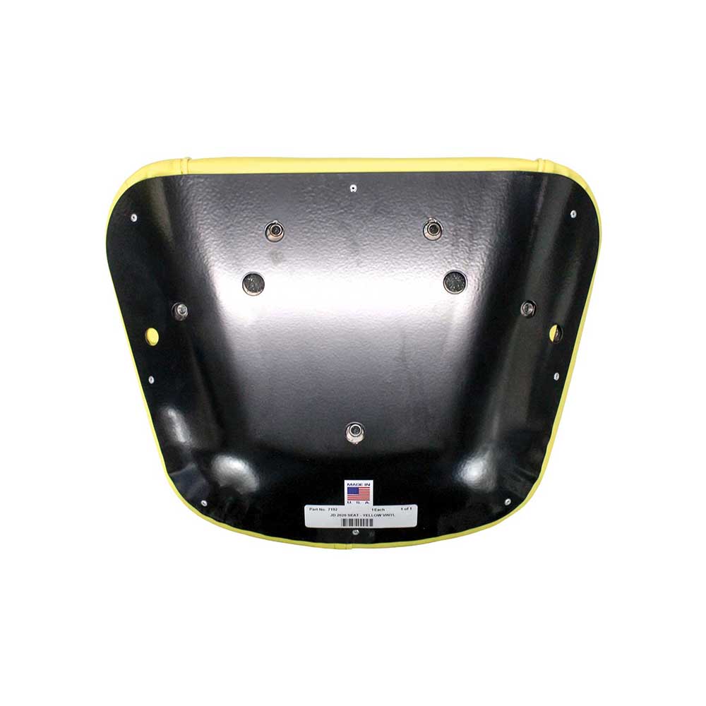 Uni Pro John Deere 2020 Seat Cushion | Yellow Vinyl