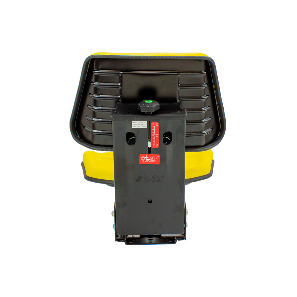Uni Pro 355 Utility Mechanical Suspension Seat | Yellow Vinyl