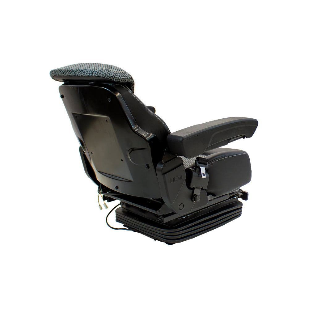 Uni Pro 1007 Air Suspension Seat | 12-Volt | Gray/Black Fabric