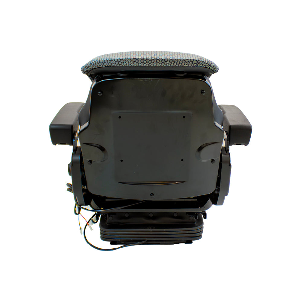 Uni Pro 1007 Air Suspension Seat | 12-Volt | Gray/Black Fabric