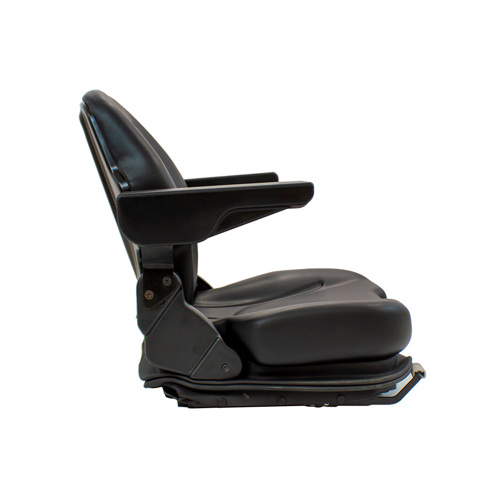 Pilot | Low Profile Seat and Air Suspension | OPS | Armrests | Black Vinyl | 8563