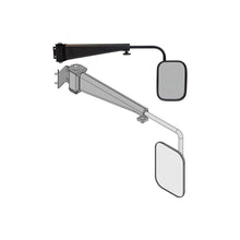 K&M Mfg Mirror Kit for John Deere 9000 Series 4WD Tractors | Right-Hand | Black Powder Coat