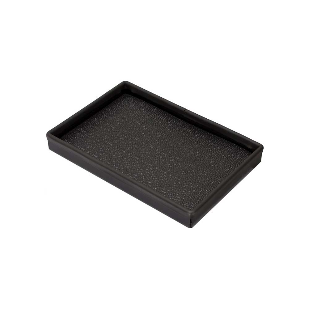K&M Mfg Tray & Pad Kit for K&M Monitor Brackets | 6-In. x 9-In. | Black Powder Coat