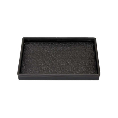K&M Mfg Tray & Pad Kit for K&M Monitor Brackets | 6-In. x 9-In. | Black Powder Coat