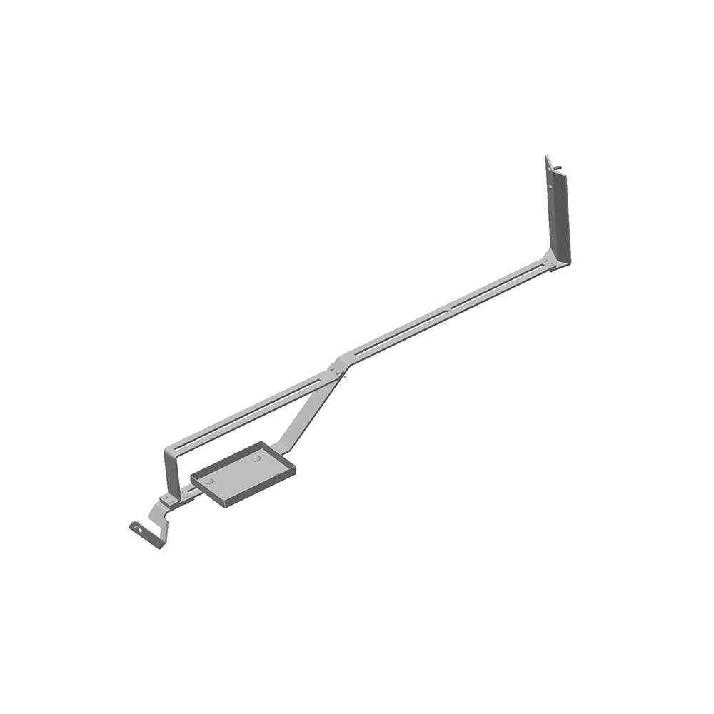 K&M Mfg Monitor Bracket Kit for Case IH MX-Magnum-Tier 4/New Holland T8 Tractors | 2013 & Older