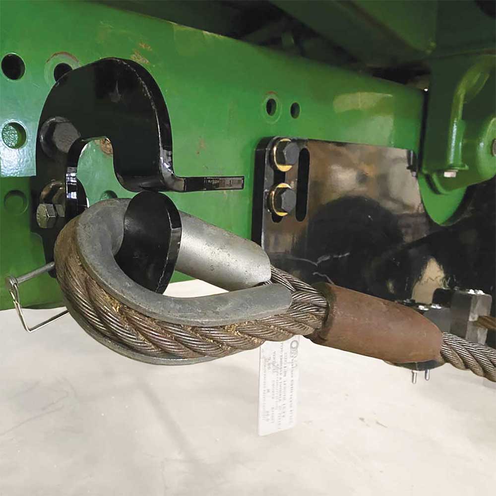 K&M Mfg MudOx Cable Towing Kit for John Deere S-STS Series Combines