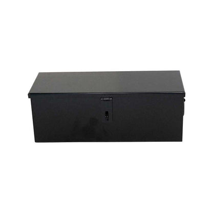 K&M Mfg #20 Toolbox | 21-In. x 8-In. x 7-In. | Black Powder Coat