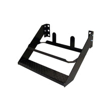 K&M Mfg Step Mount for #30 Toolbox | 22-In. - 25-In. Wide Bolt Pattern | Black Powder Coat