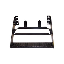 K&M Mfg Step Mount for #30 Toolbox | 22-In. - 25-In. Wide Bolt Pattern | Black Powder Coat