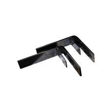 K&M Mfg Mounting Brackets for #20/#30 Toolbox | Pair | Black Powder Coat