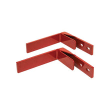 K&M Mfg Mounting Brackets for #30 Toolbox | Pair | Red Powder Coat