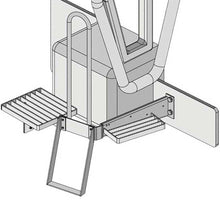 K&M Mfg Big M Window Step & Handrail Kit for Case IH 71-72-89 Series Magnum Tractor | Original Color