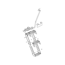 K&M Mfg Step Kit for International Harvester 88 Series Tractors | 3-Step Unit | Left-Hand | Red