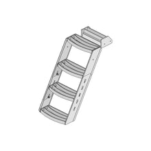 K&M Mfg Step Kit for Case 94-96 Series Tractors | Excludes Tube Step | 4-Step Unit | Original Color