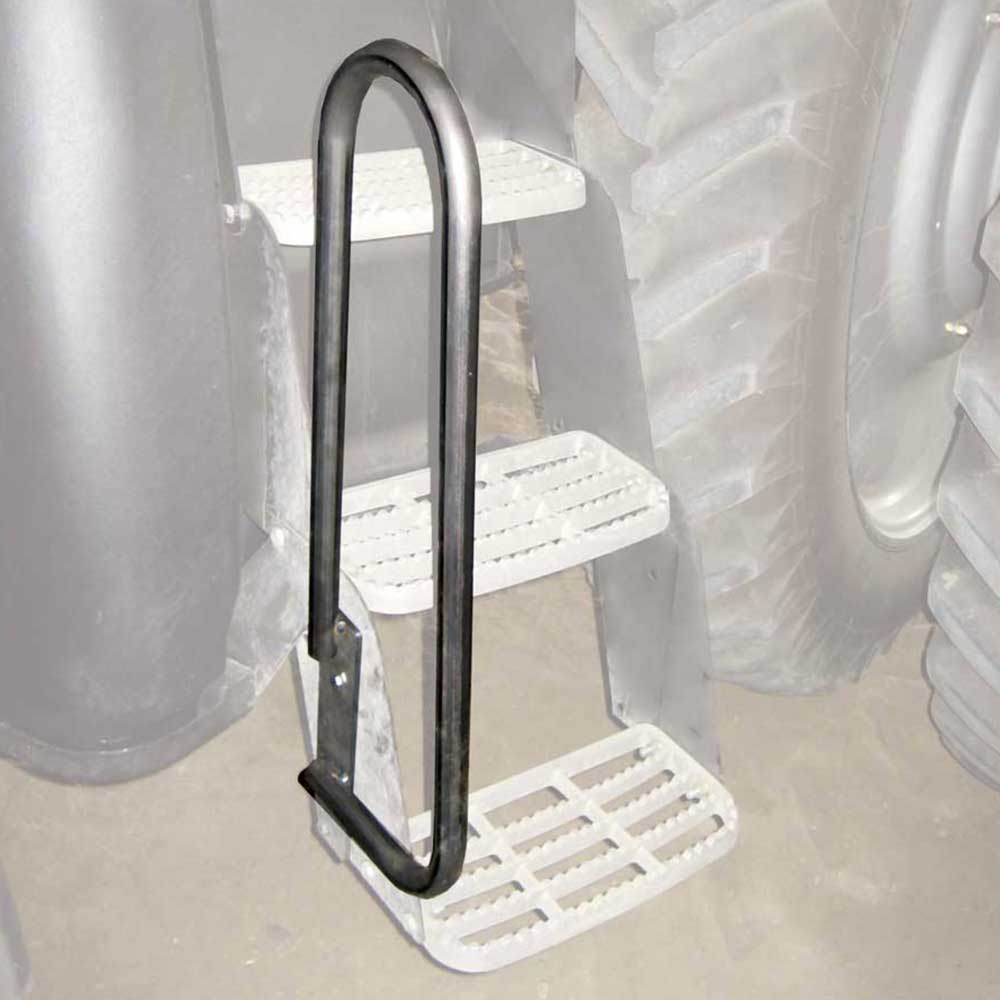 K&M Mfg Handrail Kit for Case IH MX Series Magnum Tractors | 2010 & Older | Left-Hand | Black