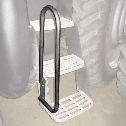 K&M Mfg Handrail Kit for Case IH MX Series Magnum Tractors | 2010 & Older | Left-Hand | Black