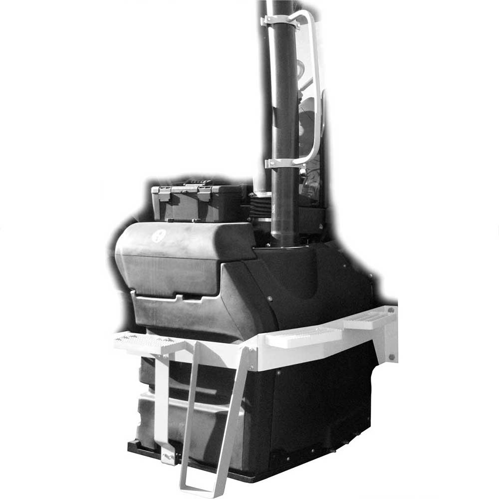 K&M Mfg Window Step & Handrail Kit for Case IH Tier 4 Magnum | 2013 Tier 4 & Older | Original Color