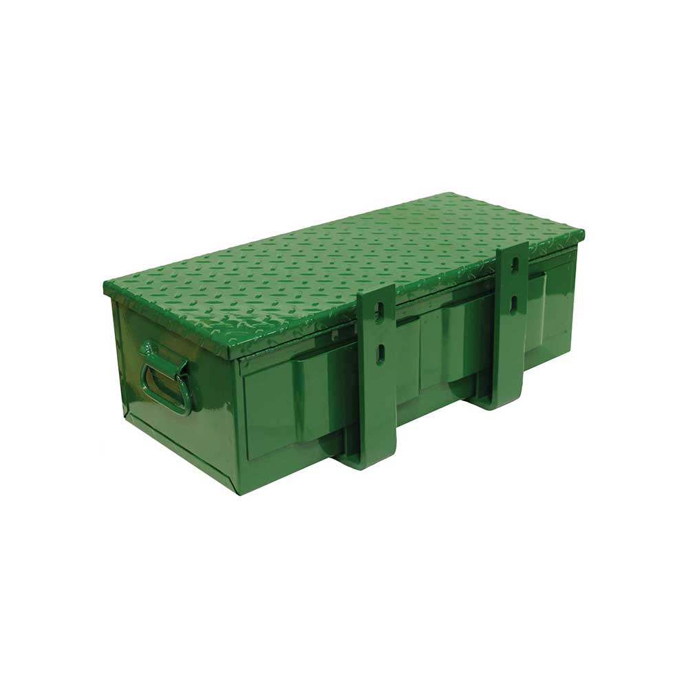 K&M Mfg #30 Toolbox & Mounting Brackets Kit | 23-In. x 10-In. x 7-In. | Green Powder Coat