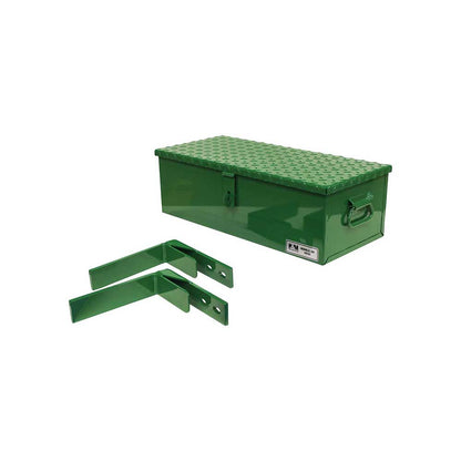 K&M Mfg #30 Toolbox & Mounting Brackets Kit | 23-In. x 10-In. x 7-In. | Green Powder Coat