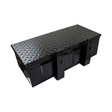 K&M Mfg #20 Toolbox & Mounting Brackets Kit | 21-In. x 8-In. x 7-In. | Black Powder Coat
