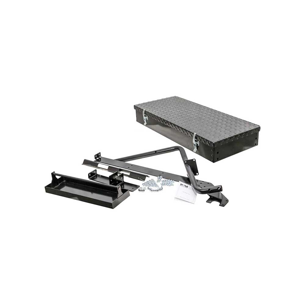 K&M Mfg Case IH AFX 10-20 Series Combine Toolbox Kit | 28-In. x 12-In. x 4.25-In. | Black Powder