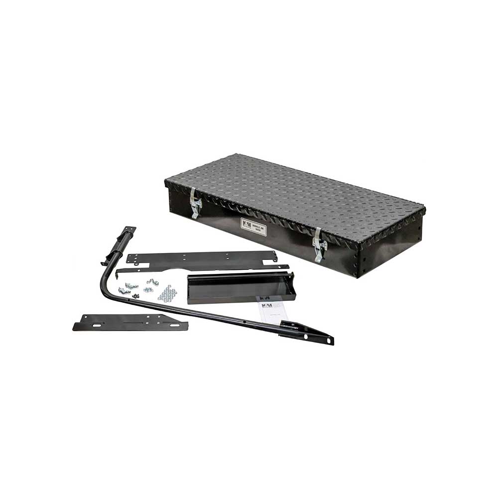 K&M Mfg Case IH AFX 30-40 Series Combine Toolbox Kit | 28-In. x 12-In. x 4.25-In. | Black Powder