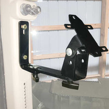 K&M Mfg Corner Post Monitor Bracket Kit for John Deere 7000-9020T/6J-8R Series Tractors | Black