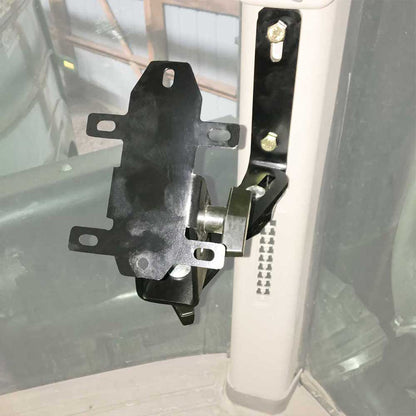 K&M Mfg Corner Post Monitor Bracket Kit for John Deere 7000-9020T/6J-8R Series Tractors | Black