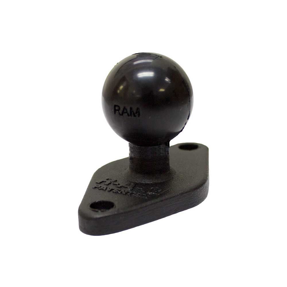 K&M Mfg RAM Mount for K&M Monitor Brackets | 1-In. Ball | Diamond Base