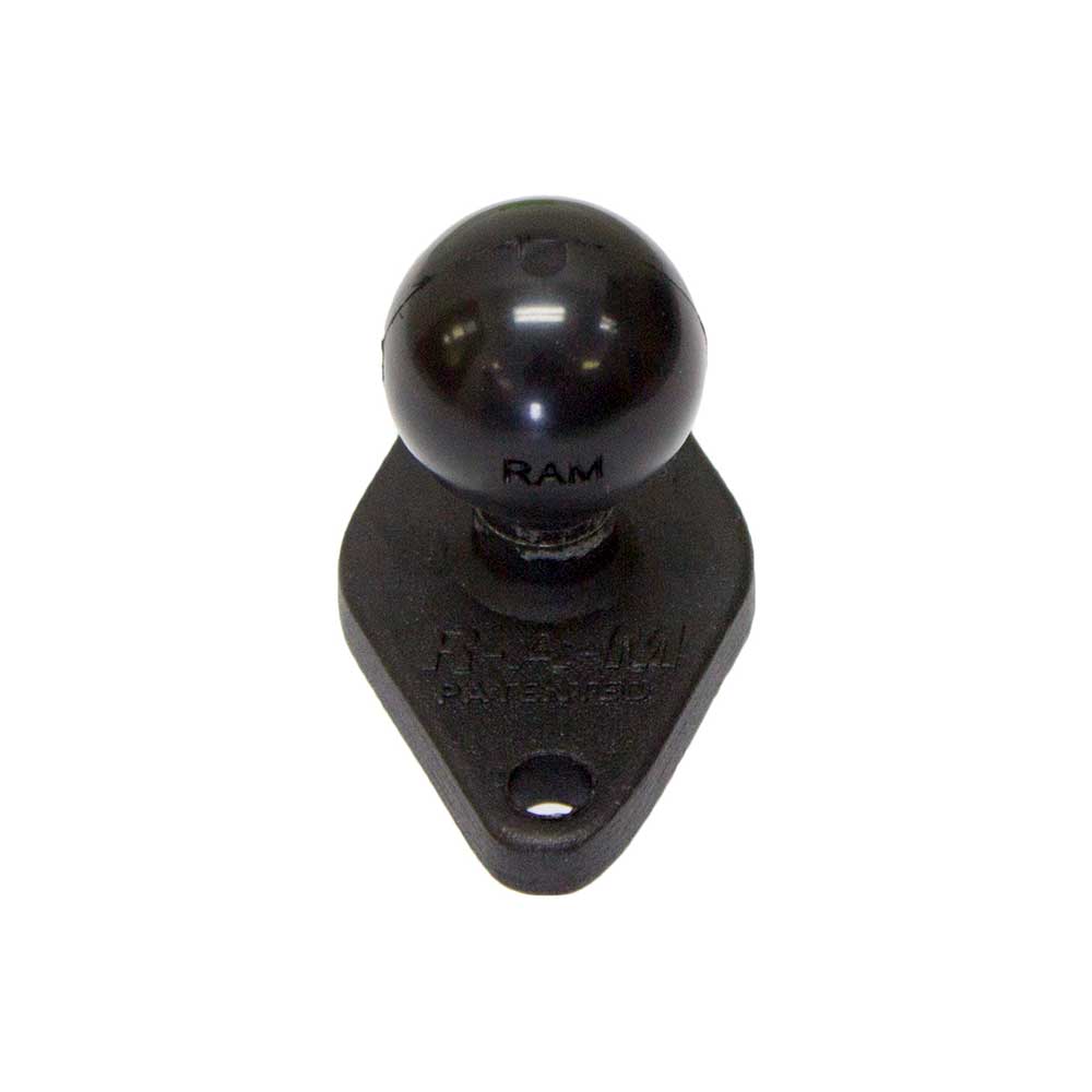 K&M Mfg RAM Mount for K&M Monitor Brackets | 1-In. Ball | Diamond Base