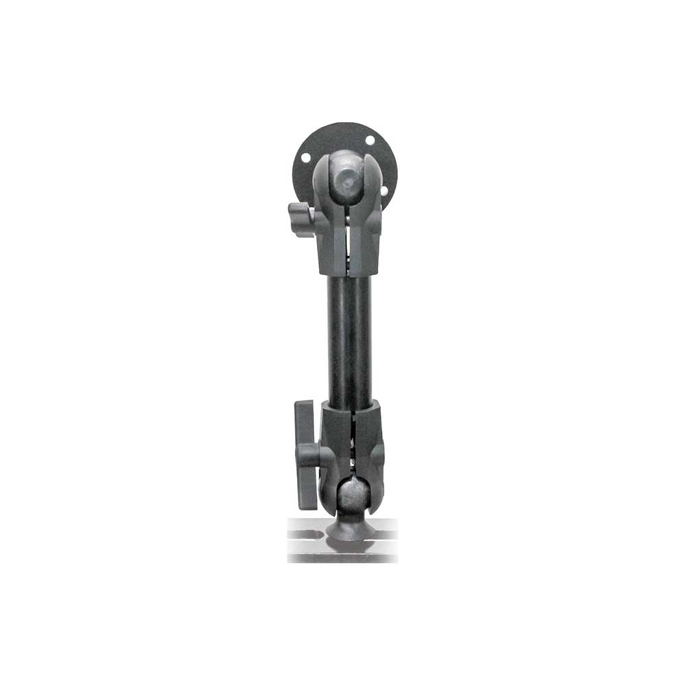 HDX Mounts Round 4-Hole AMPS Plate Mount + Heavy-Duty Ball | For Tractor Cab Monitor Bracket
