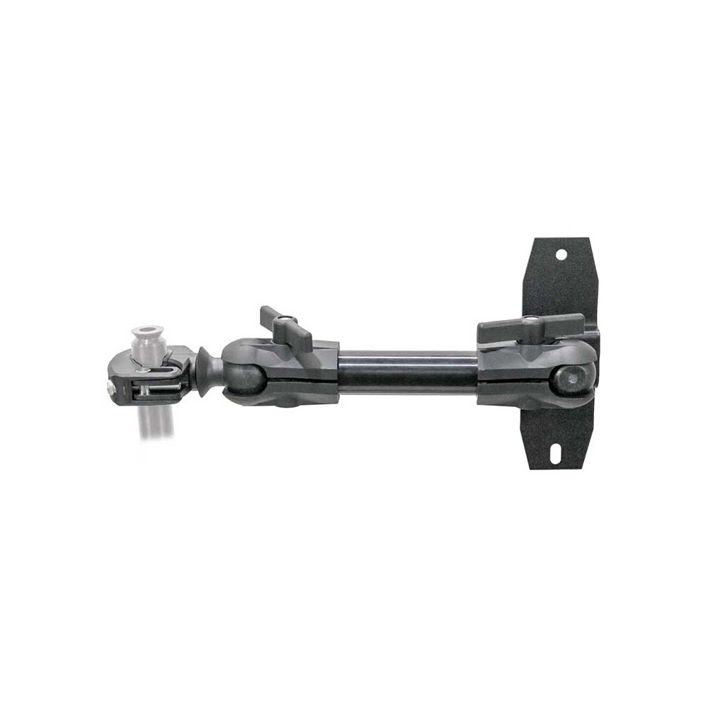 HDX Mounts 120mm 2-Hole Plate Mount + Heavy-Duty Ball with Stud | For Round Bar Tractor Cab Mount