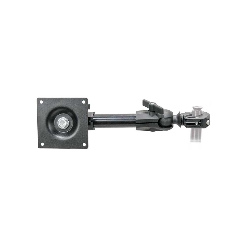HDX Mounts 75mm 4-Hole VESA Plate Mount + Heavy-Duty Ball | For Round Bar Tractor Cab Mount