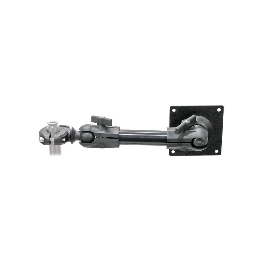 HDX Mounts 75mm 4-Hole VESA Plate Mount + Heavy-Duty Ball | For Round Bar Tractor Cab Mount