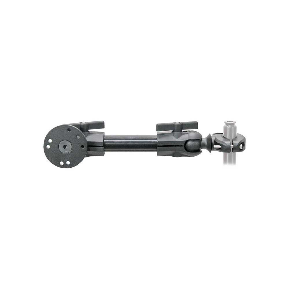 HDX Mounts Round 4-Hole AMPS Plate Mount + Heavy-Duty Ball | For Round Bar Tractor Cab Mount