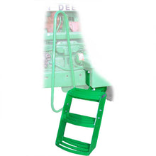 K&M Mfg Step Kit for John Deere Swivel Series Tractors | 3-Step Unit | Left-Hand | Green