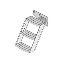K&M Mfg Step Kit for John Deere 30-50 Series Open Station Tractors | 3-Step Unit | Left-Hand | Green
