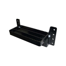 K&M Mfg Universal Flip-Up Tractor Step | Black Powder Coat Finish