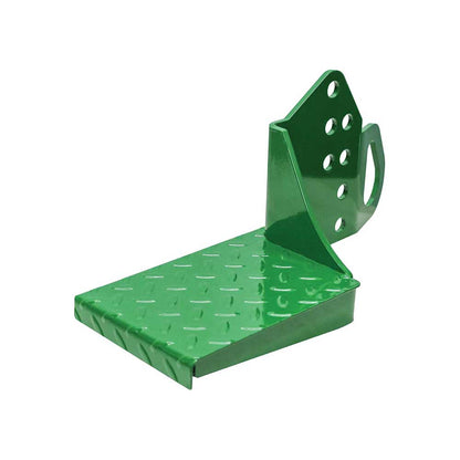 K&M Mfg Left-Hand Step for John Deere 120 Loader Series Compact Tractor | Includes RH Tie Down