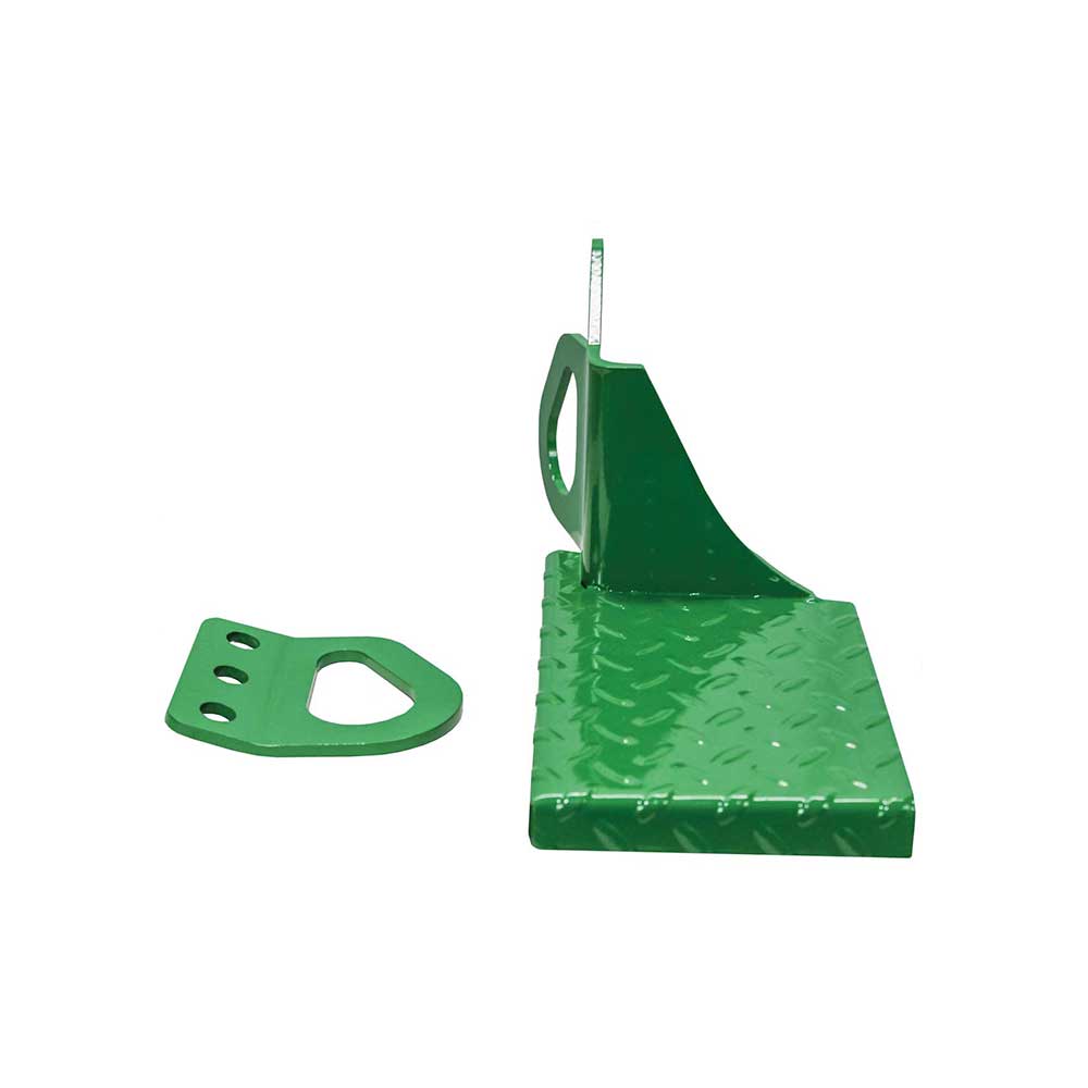 K&M Mfg Left-Hand Step for John Deere 120 Loader Series Compact Tractor | Includes RH Tie Down