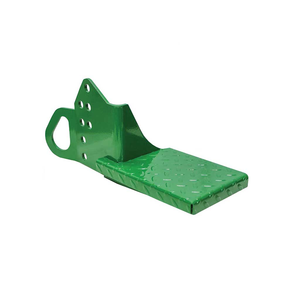 K&M Mfg Left-Hand Step for John Deere 120 Loader Series Compact Tractor | Includes RH Tie Down